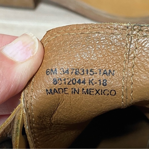 FRYE / Ray Harness Leather Booties Size 6 - Picture 9 of 10